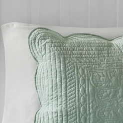 Madison Park Marino 3-Pc Reversible Scalloped Edge Quilt Set