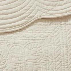 Madison Park Marino 3-Pc Reversible Scalloped Edge Quilt Set