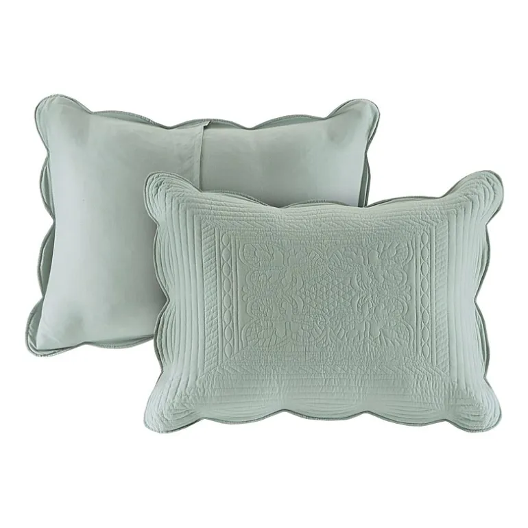 Madison Park Marino 3-Pc Reversible Scalloped Edge Quilt Set