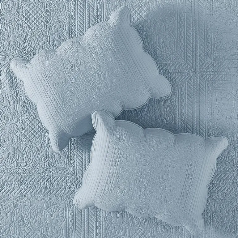 Madison Park Marino 3-Pc Reversible Scalloped Edge Quilt Set