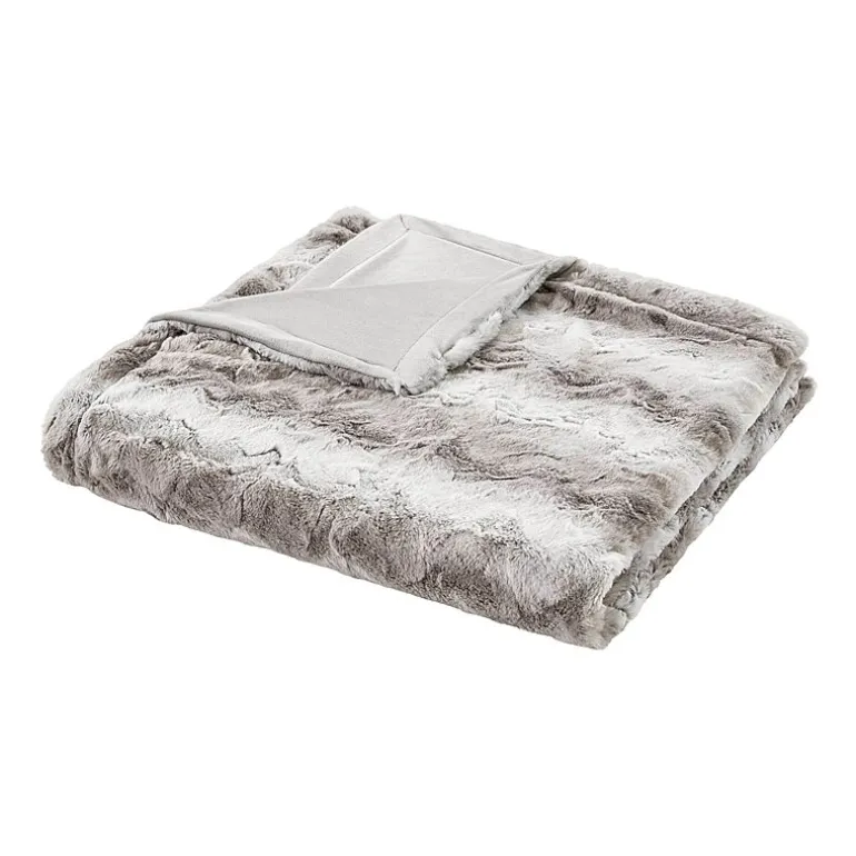 Madison Park Marselle Faux Fur Blanket