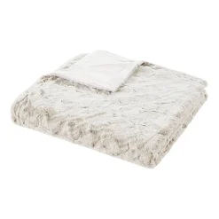 Madison Park Marselle Faux Fur Blanket