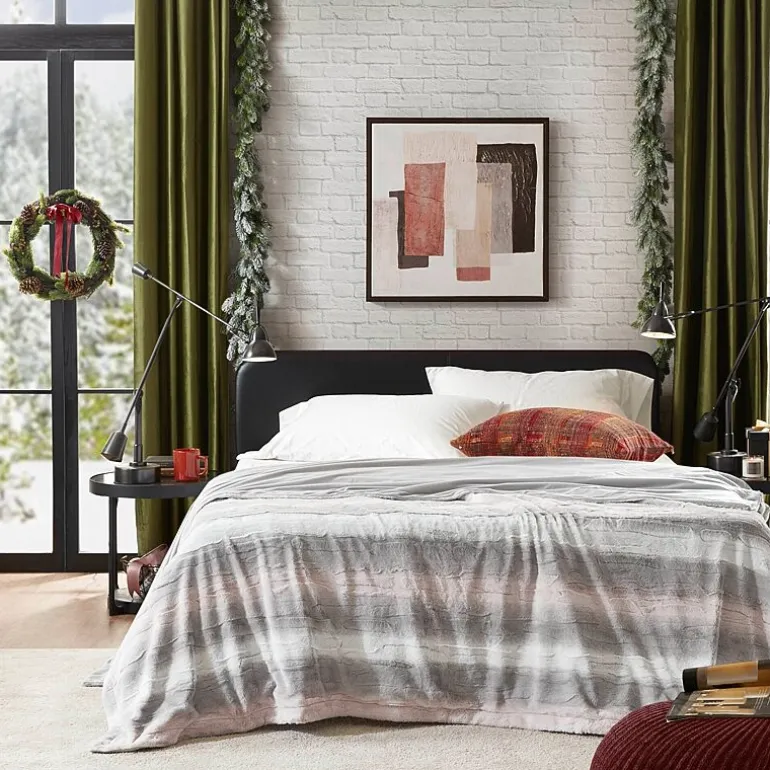 Madison Park Marselle Faux Fur Blanket