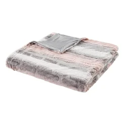 Madison Park Marselle Faux Fur Blanket
