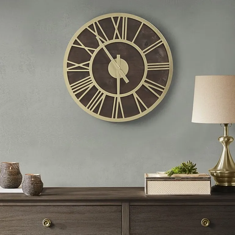 Madison Park Mason Wall Clock