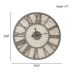 Madison Park Mason Wall Clock