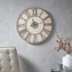 Madison Park Mason Wall Clock