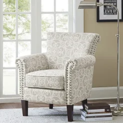 Madison Park Miri Natural Club Chair