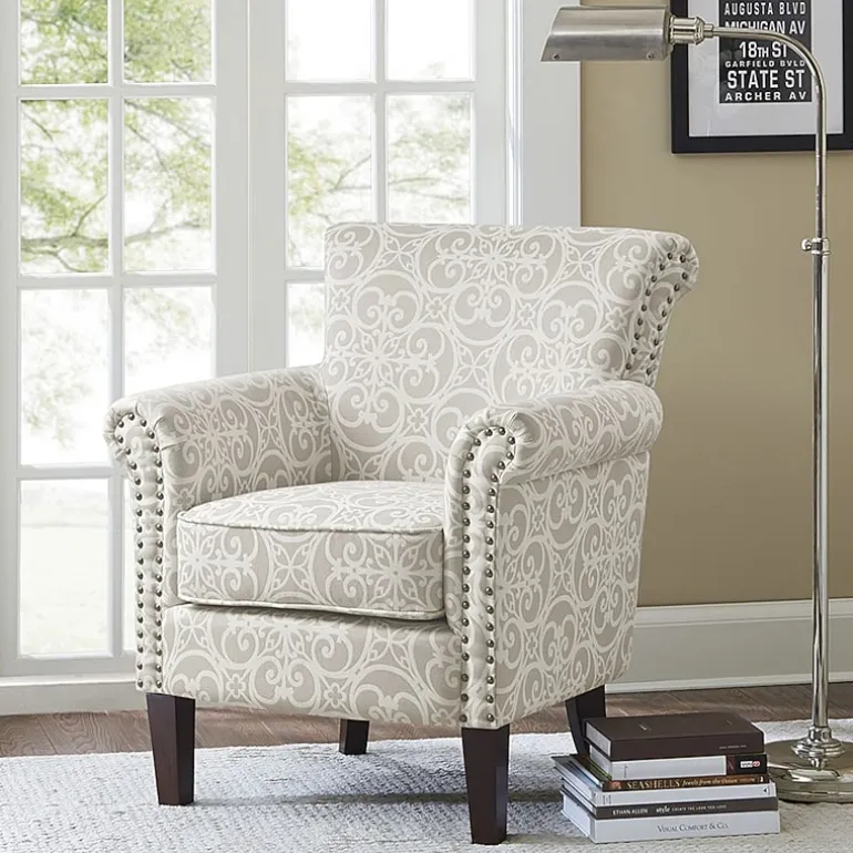 Madison Park Miri Natural Club Chair