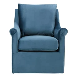 Madison Park Morton Upholstered Swivel Armchair