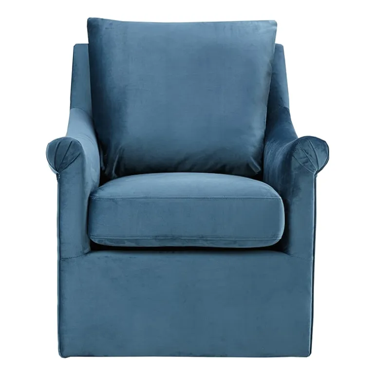 Madison Park Morton Upholstered Swivel Armchair
