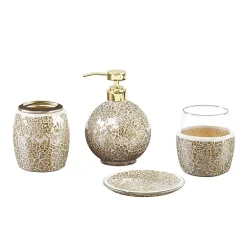Madison Park Mosiac 4-pc. Bath Accessory Sets