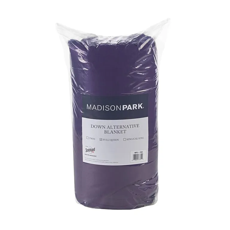 Madison Park Prospect Lightweight Down Alternative Blanket with Satin Trim