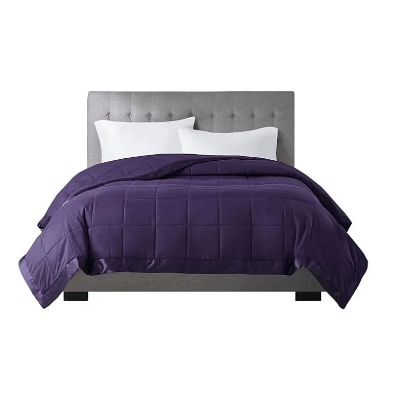 Madison Park Prospect Lightweight Down Alternative Blanket with Satin Trim