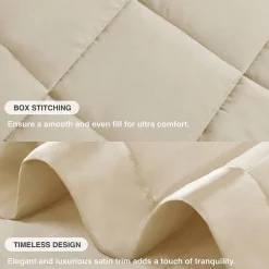 Madison Park Prospect Lightweight Down Alternative Blanket with Satin Trim