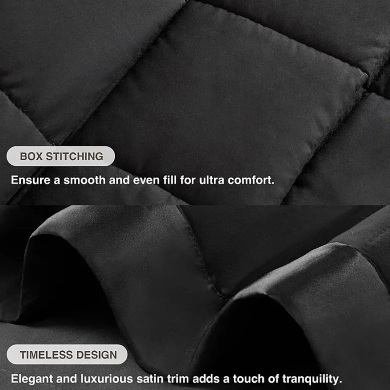 Madison Park Prospect Lightweight Down Alternative Blanket with Satin Trim