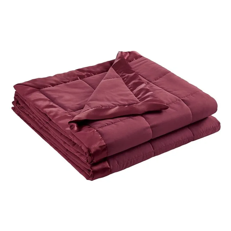Madison Park Prospect Lightweight Down Alternative Blanket with Satin Trim
