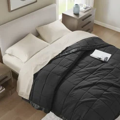 Madison Park Prospect Lightweight Down Alternative Blanket with Satin Trim