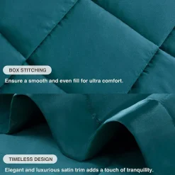 Madison Park Prospect Lightweight Down Alternative Blanket with Satin Trim