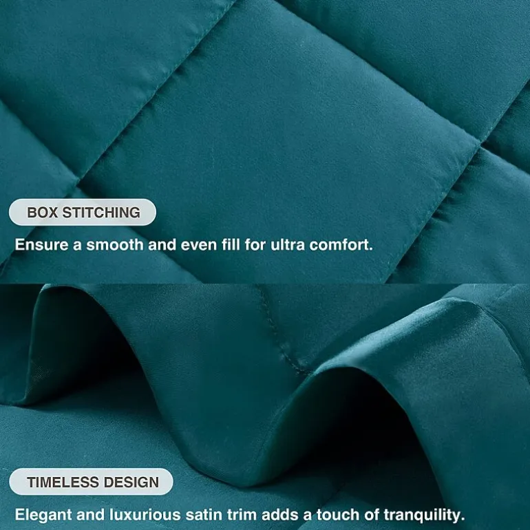 Madison Park Prospect Lightweight Down Alternative Blanket with Satin Trim