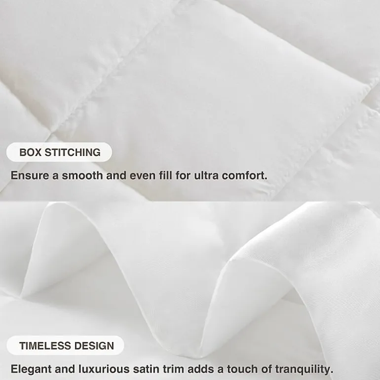 Madison Park Prospect Lightweight Down Alternative Blanket with Satin Trim