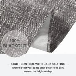 Madison Park Quincy Cordless 100% Blackout Roman Shade