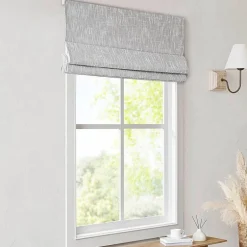 Madison Park Quincy Cordless 100% Blackout Roman Shade