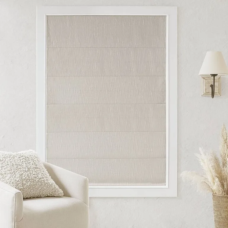Madison Park Quincy Cordless 100% Blackout Roman Shade