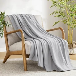 Madison Park Rayon from Bamboo Natural Cooling Breathable Cotton Blanket