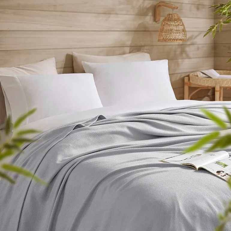Madison Park Rayon from Bamboo Natural Cooling Breathable Cotton Blanket