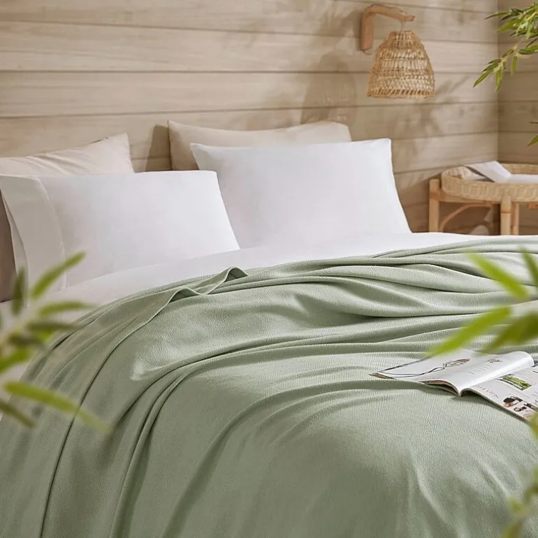 Madison Park Rayon from Bamboo Natural Cooling Breathable Cotton Blanket
