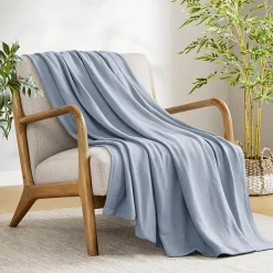 Madison Park Rayon from Bamboo Natural Cooling Breathable Cotton Blanket