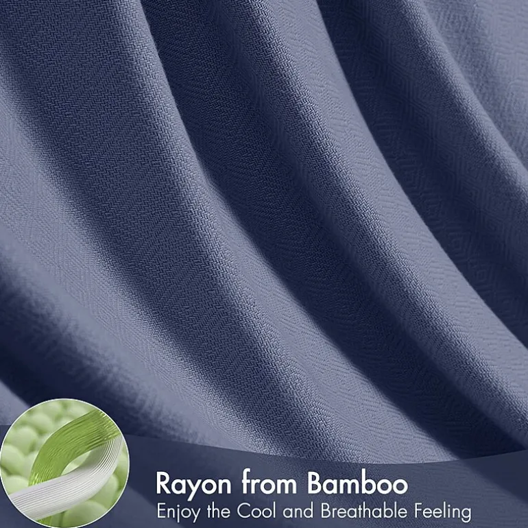 Madison Park Rayon from Bamboo Natural Cooling Breathable Cotton Blanket