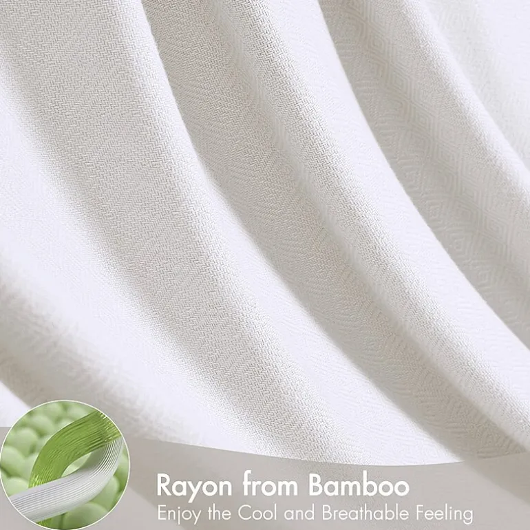 Madison Park Rayon from Bamboo Natural Cooling Breathable Cotton Blanket