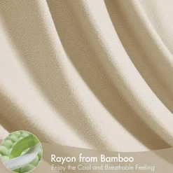 Madison Park Rayon from Bamboo Natural Cooling Breathable Cotton Blanket