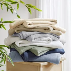 Madison Park Rayon from Bamboo Natural Cooling Breathable Cotton Blanket