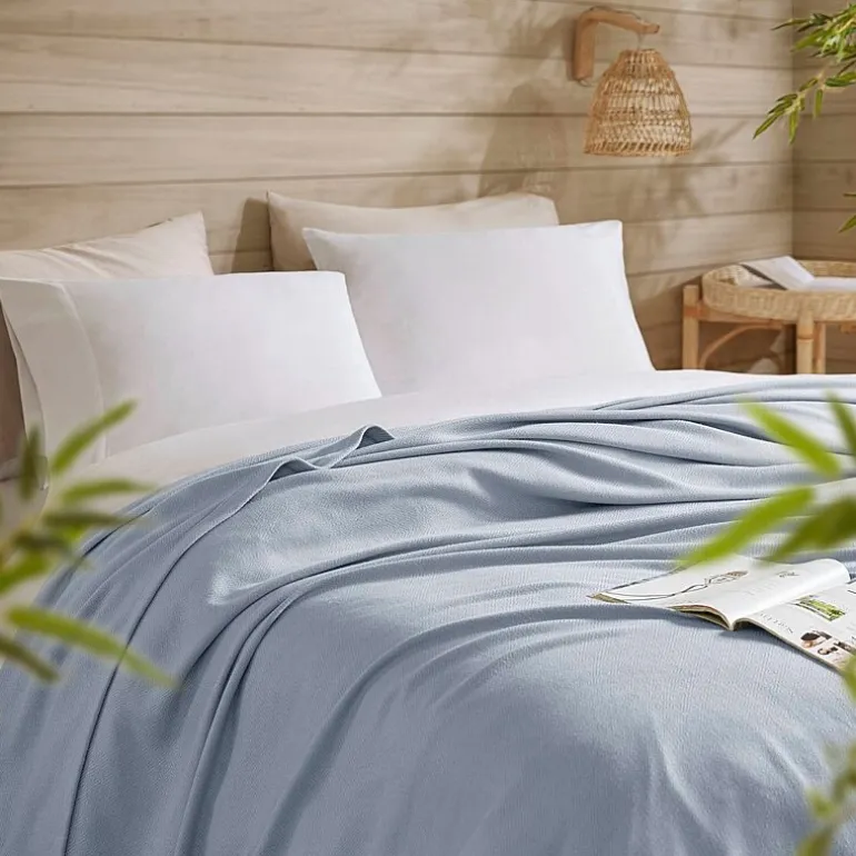 Madison Park Rayon from Bamboo Natural Cooling Breathable Cotton Blanket