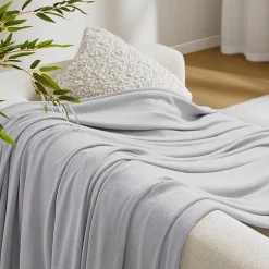 Madison Park Rayon from Bamboo Natural Cooling Breathable Cotton Blanket