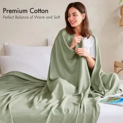 Madison Park Rayon from Bamboo Natural Cooling Breathable Cotton Blanket