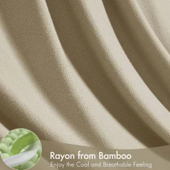 Madison Park Rayon from Bamboo Natural Cooling Breathable Cotton Blanket