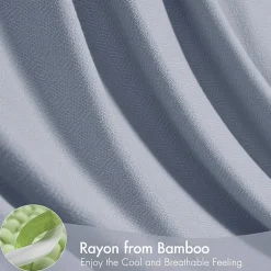 Madison Park Rayon from Bamboo Natural Cooling Breathable Cotton Blanket