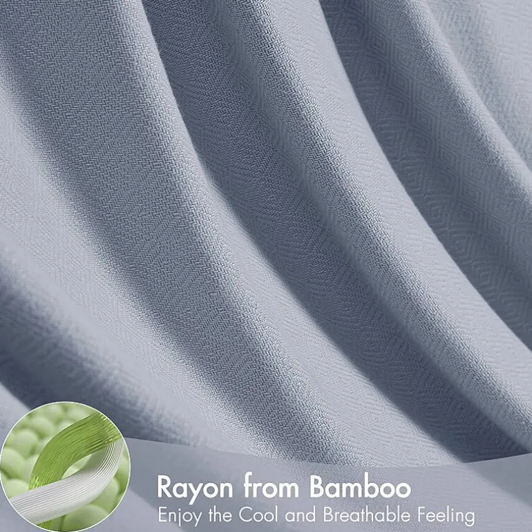 Madison Park Rayon from Bamboo Natural Cooling Breathable Cotton Blanket