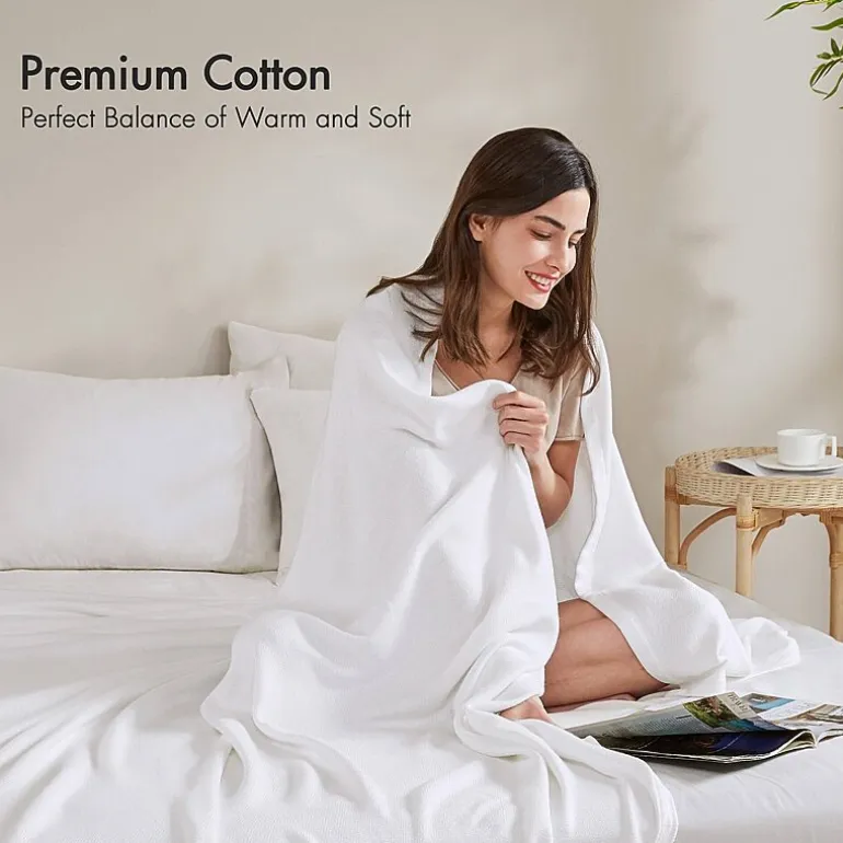 Madison Park Rayon from Bamboo Natural Cooling Breathable Cotton Blanket