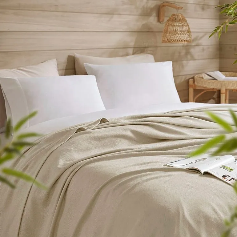 Madison Park Rayon from Bamboo Natural Cooling Breathable Cotton Blanket
