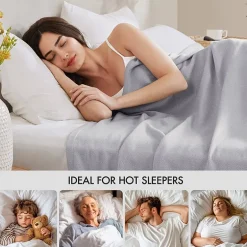 Madison Park Rayon from Bamboo Natural Cooling Breathable Cotton Blanket