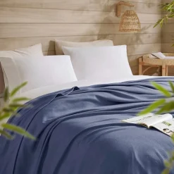 Madison Park Rayon from Bamboo Natural Cooling Breathable Cotton Blanket