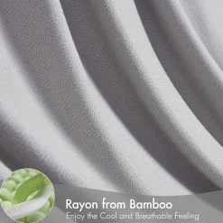 Madison Park Rayon from Bamboo Natural Cooling Breathable Cotton Blanket