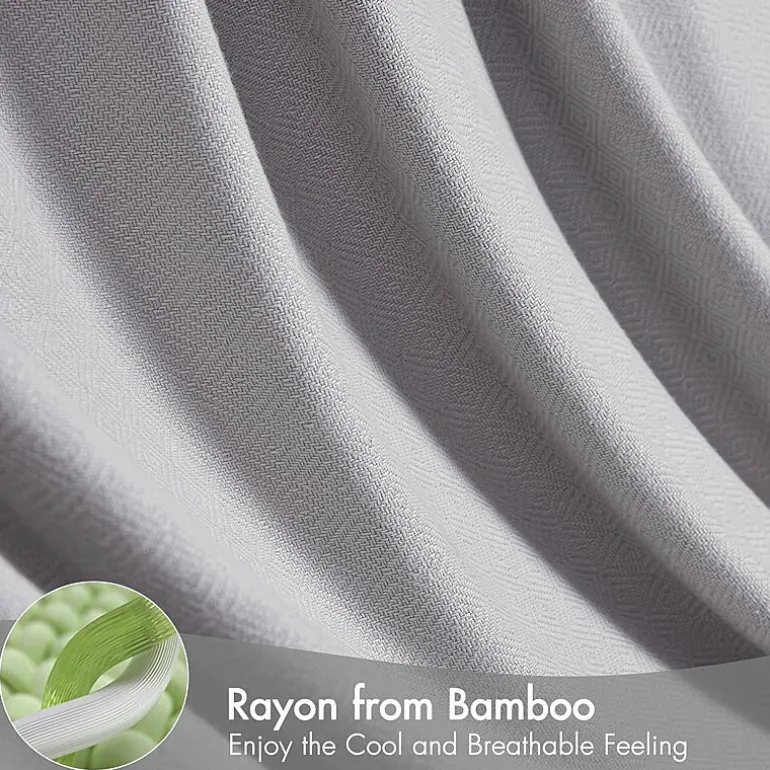 Madison Park Rayon from Bamboo Natural Cooling Breathable Cotton Blanket