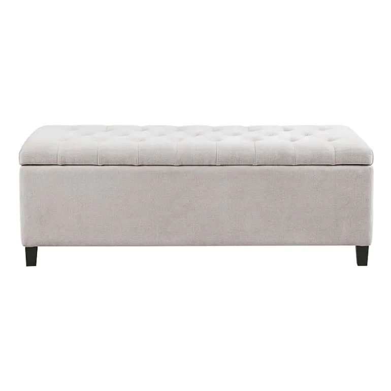 Madison Park Sasha Tufted Top Storage Bench
