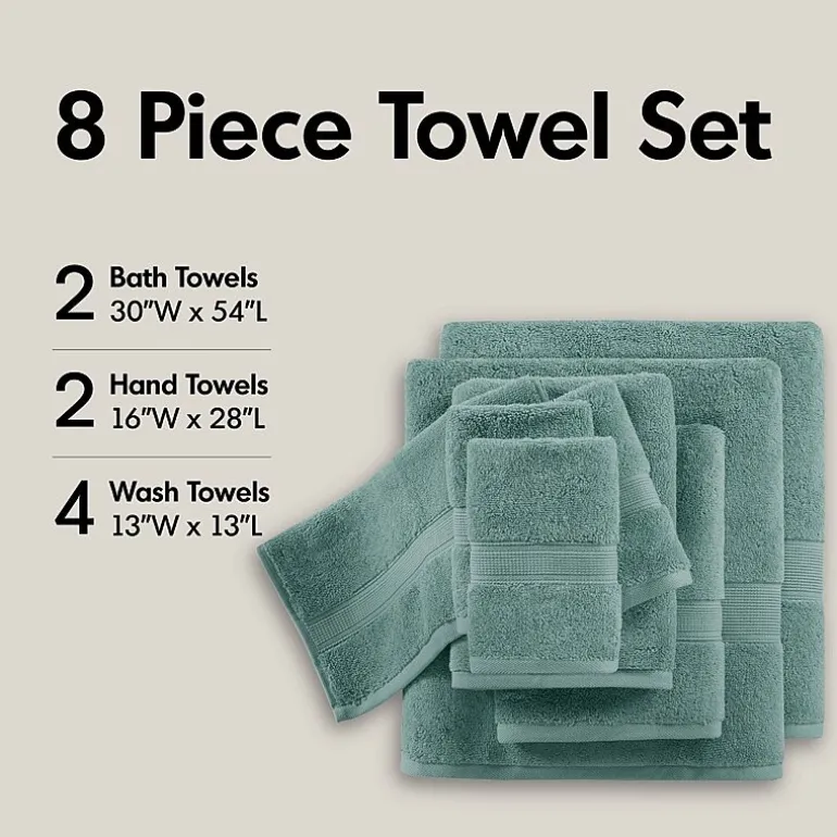Madison Park Signature 800GSM 8-pc. Bath Towel Set